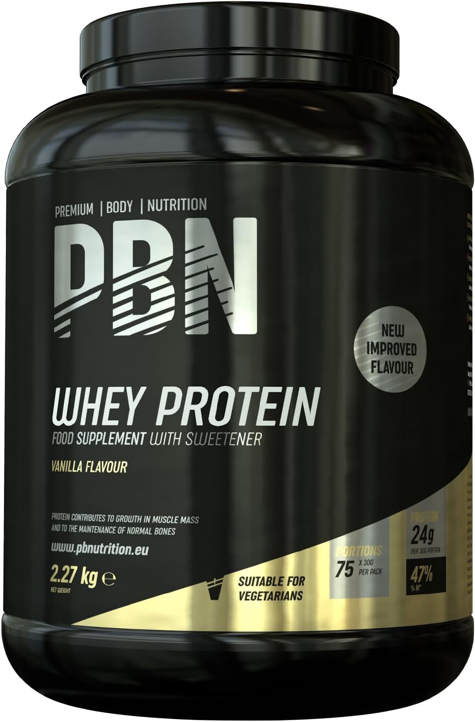PBN Whey Protein 2.27kg Vanilla